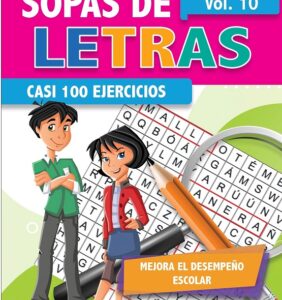SOPAS DE LETRAS 10 CASI 100 EJERCICIOS EDITORIAL ÉPOCA COLECCIÓN CARU