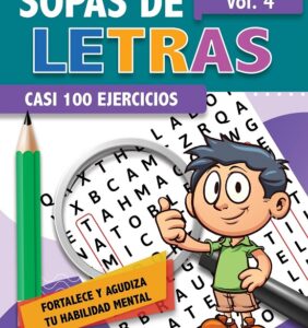 SOPAS DE LETRAS 4 CASI 100 EJERCICIOS EDITORIAL ÉPOCA COLECCIÓN CARU